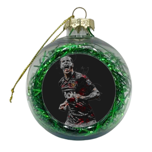 Rio Ferdinand - xmas bauble by Master Anubis