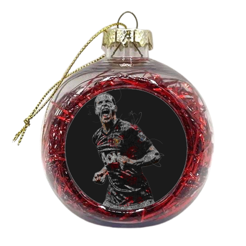 Rio Ferdinand - xmas bauble by Master Anubis