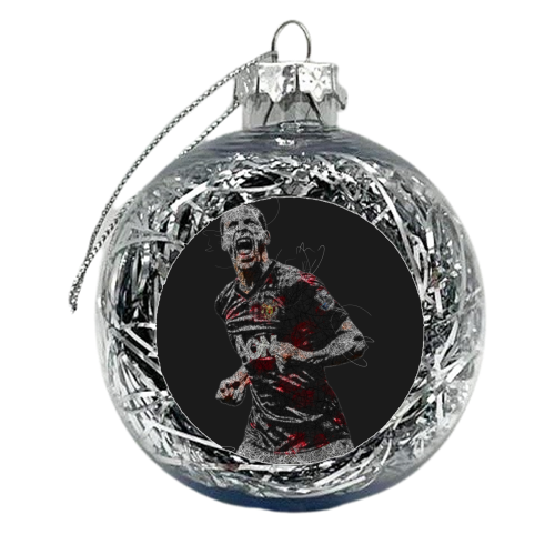 Rio Ferdinand - xmas bauble by Master Anubis