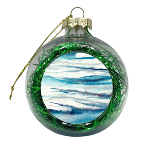 Ripple - xmas bauble by Kirsty Dale