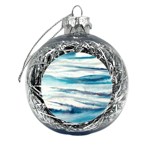 Ripple - xmas bauble by Kirsty Dale