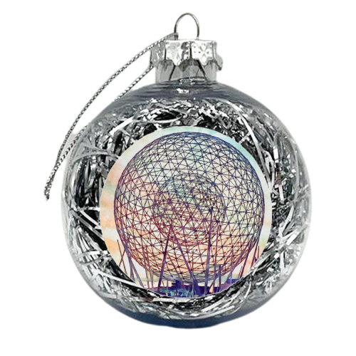 Rise Sculpture at Dusk - xmas bauble by AP