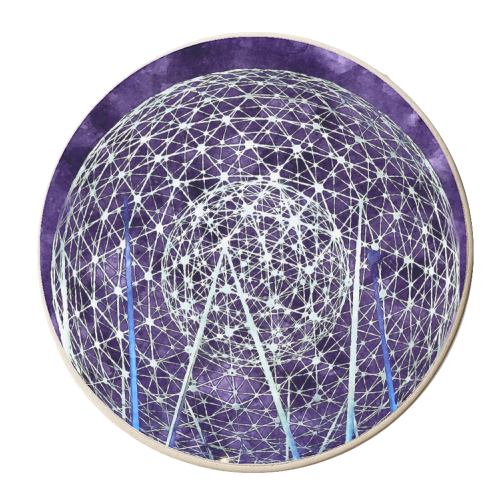 Rise Sculpture at Night - personalised beer coaster by AP