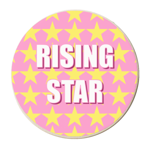 Rising Star - personalised beer coaster by Adam Regester