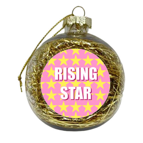 Rising Star - xmas bauble by Adam Regester