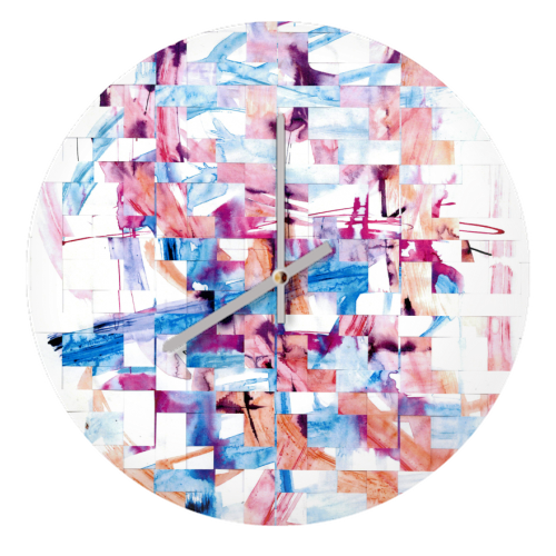 Rivelin - quirky wall clock by Julia Barstow