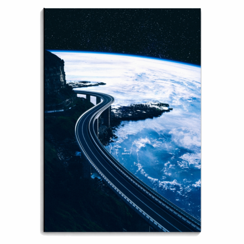 Road To Earth - personalised A4, A5, A6 notebook by taudalpoi