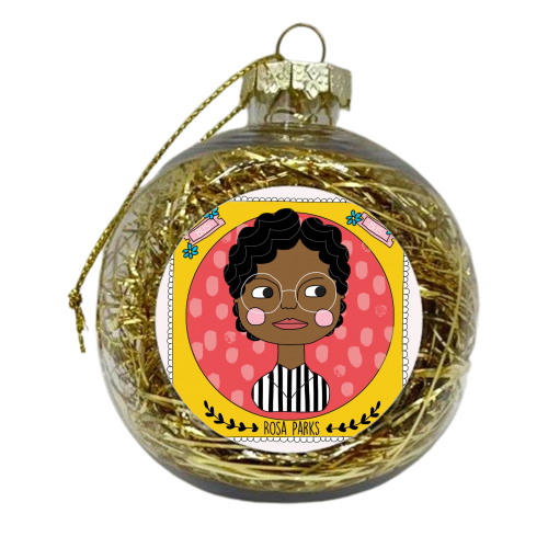 Roas Parks Coaster - xmas bauble by Nichola Cowdery