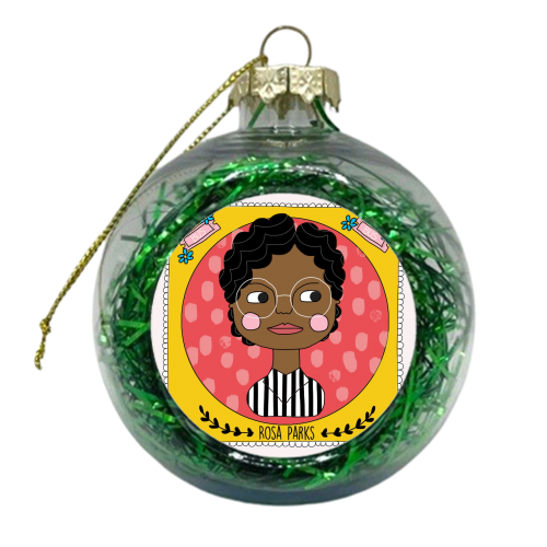 Roas Parks Coaster - xmas bauble by Nichola Cowdery