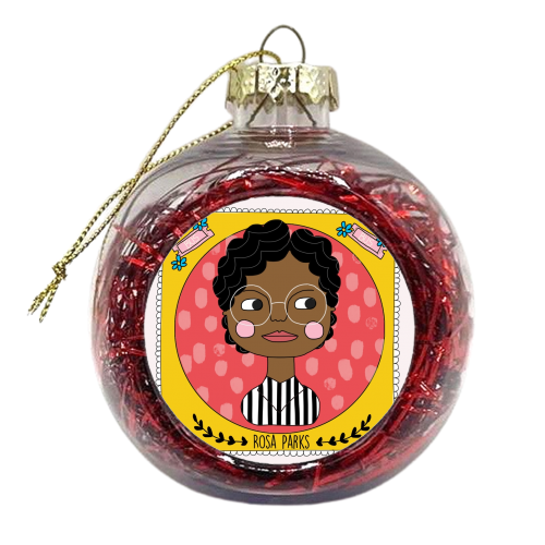 Roas Parks Coaster - xmas bauble by Nichola Cowdery
