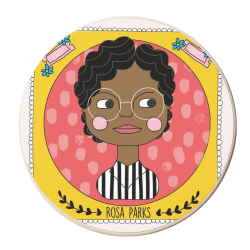 Roas Parks Coaster - personalised beer coaster by Nichola Cowdery