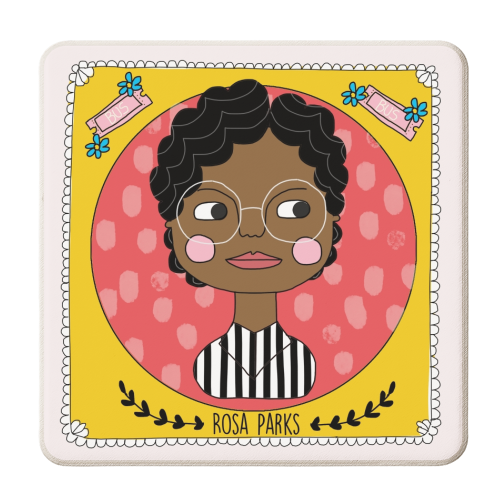 Roas Parks Coaster - personalised beer coaster by Nichola Cowdery