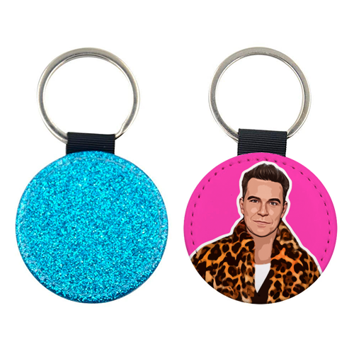 Robbie Pink - keyring by DOLLY WOLFE