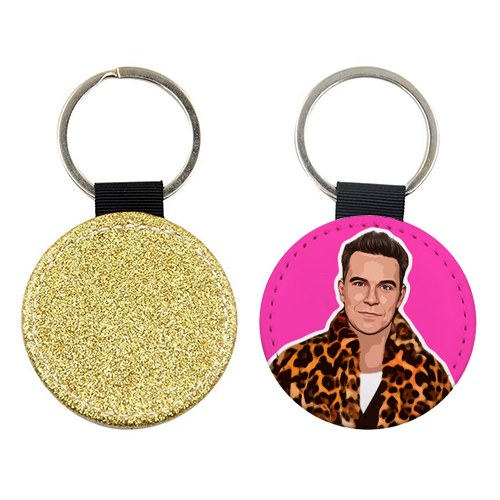 Robbie Pink - keyring by DOLLY WOLFE