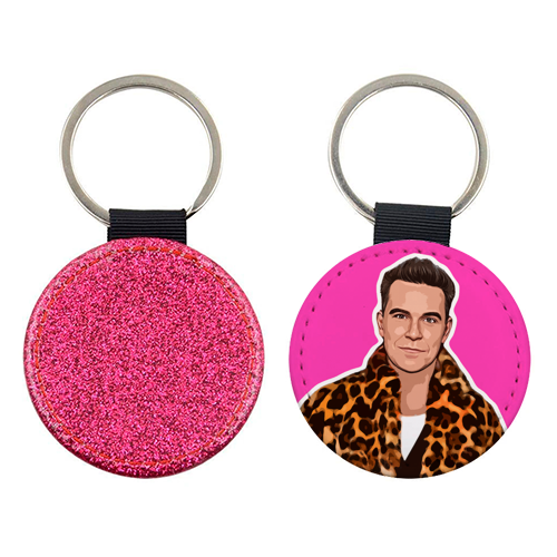 Robbie Pink - keyring by DOLLY WOLFE