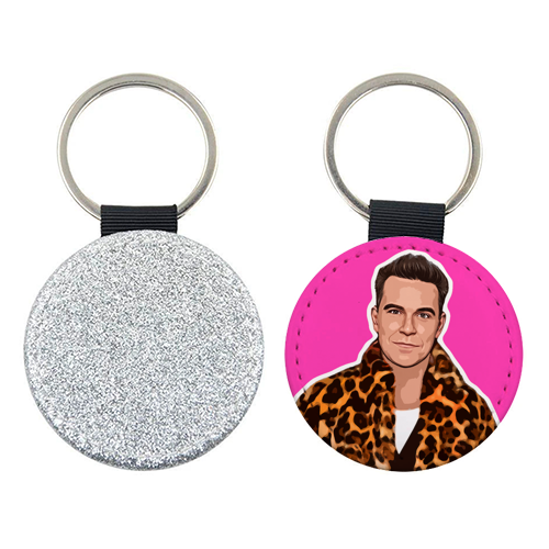 Robbie Pink - keyring by DOLLY WOLFE