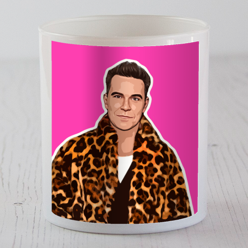 Robbie Pink - scented candle by DOLLY WOLFE