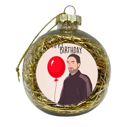 Robert Pattinson - xmas bauble by Pink and Pip