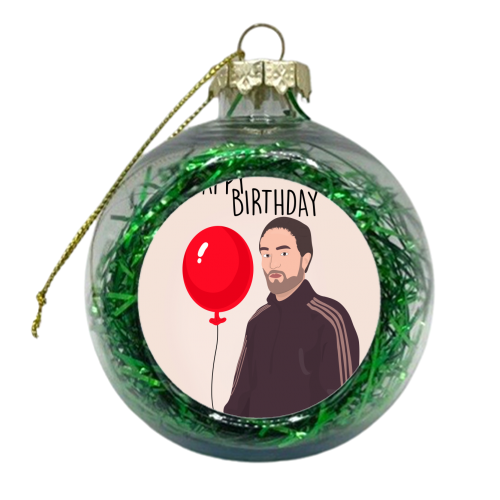 Robert Pattinson - xmas bauble by Pink and Pip