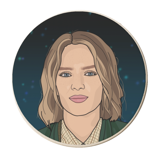 robin print - personalised beer coaster by The Girl Next Draw