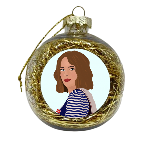 Robin Stranger Things - xmas bauble by Rock and Rose Creative