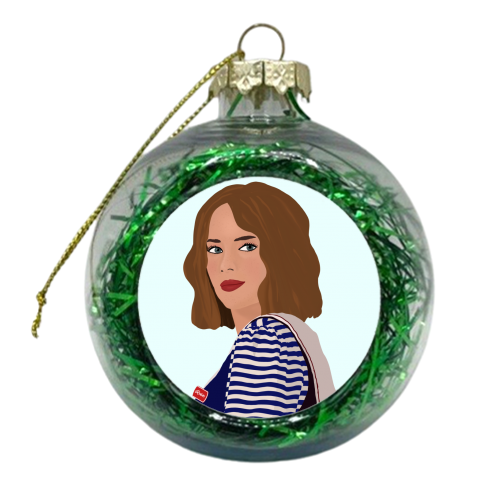 Robin Stranger Things - xmas bauble by Rock and Rose Creative