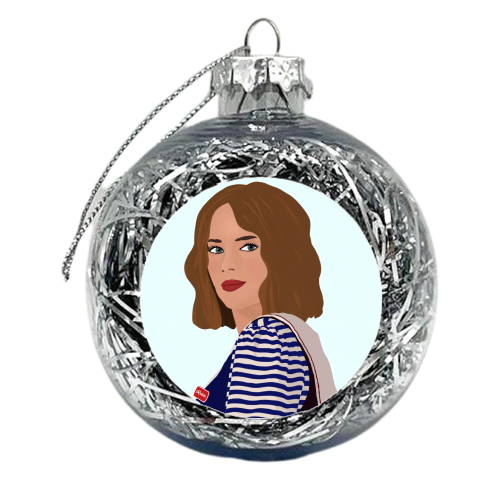 Robin Stranger Things - xmas bauble by Rock and Rose Creative