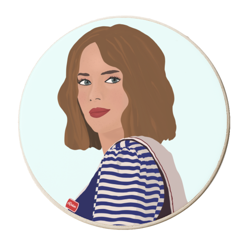 Robin Stranger Things - personalised beer coaster by Rock and Rose Creative