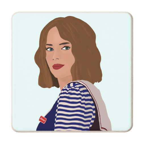 Robin Stranger Things - personalised beer coaster by Rock and Rose Creative