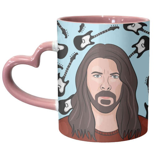 Rock and Grohl - unique mug by Eloise