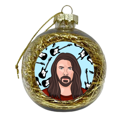 Rock and Grohl - xmas bauble by Eloise