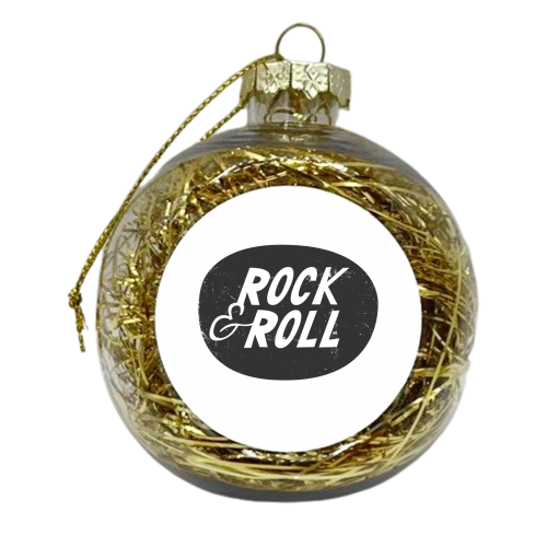 ROCK & ROLL - xmas bauble by The Boy and the Bear