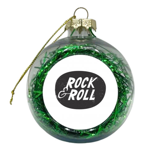 ROCK & ROLL - xmas bauble by The Boy and the Bear
