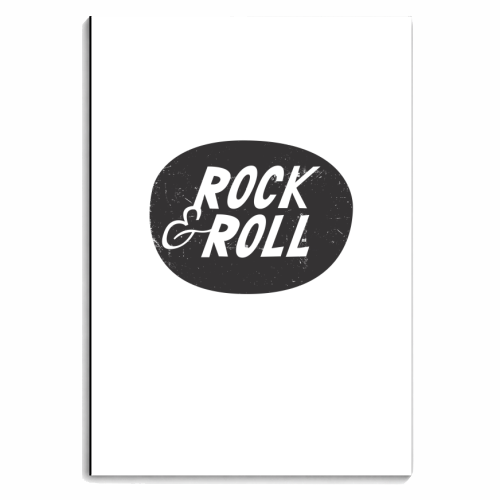 ROCK & ROLL - personalised A4, A5, A6 notebook by The Boy and the Bear