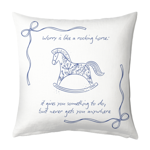 Rocking Horse - designed cushion by Ms Doodle