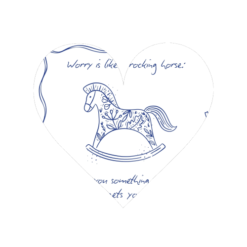 Rocking Horse - Magnet by Ms Doodle