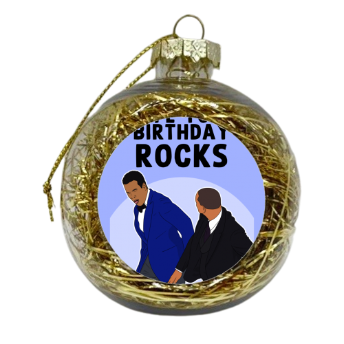 Rocks - xmas bauble by Pink and Pip