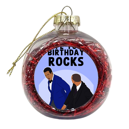 Rocks - xmas bauble by Pink and Pip