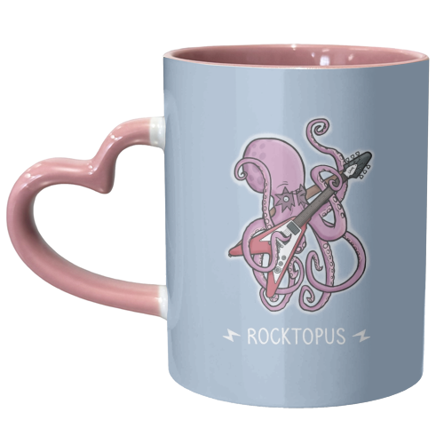 Rocktopus - unique mug by Carl Batterbee