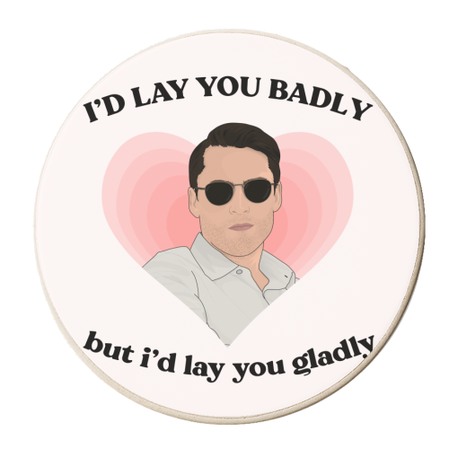 Roman Roy - personalised beer coaster by Pink and Pip