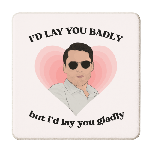 Roman Roy - personalised beer coaster by Pink and Pip