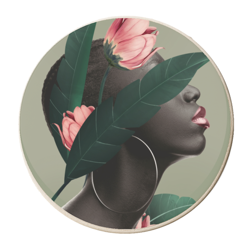 Romenna - personalised beer coaster by Larissa Grace