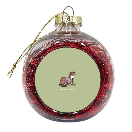 Ron Weasely - xmas bauble by Carl Batterbee