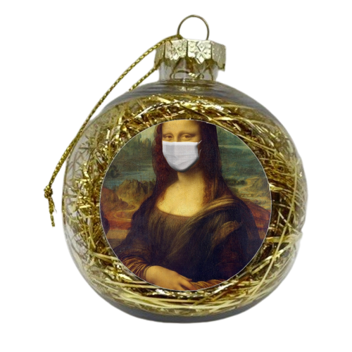 Rona Lisa - xmas bauble by Wallace Elizabeth
