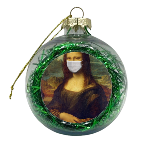 Rona Lisa - xmas bauble by Wallace Elizabeth