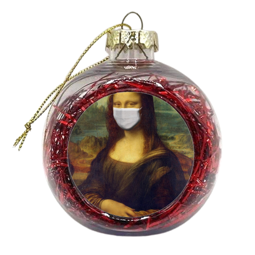 Rona Lisa - xmas bauble by Wallace Elizabeth