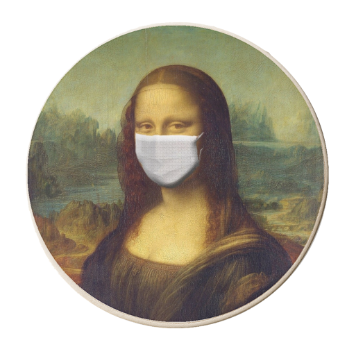 Rona Lisa - personalised beer coaster by Wallace Elizabeth