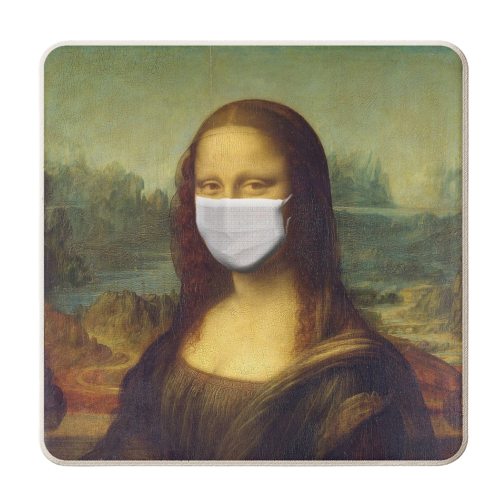 Rona Lisa - personalised beer coaster by Wallace Elizabeth