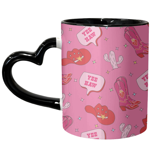 Rootin' Tootin' Cowgirl Dreams - unique mug by Laura Lonsdale
