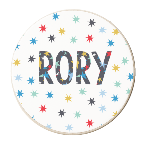Rory - personalised beer coaster by The Boy and the Bear